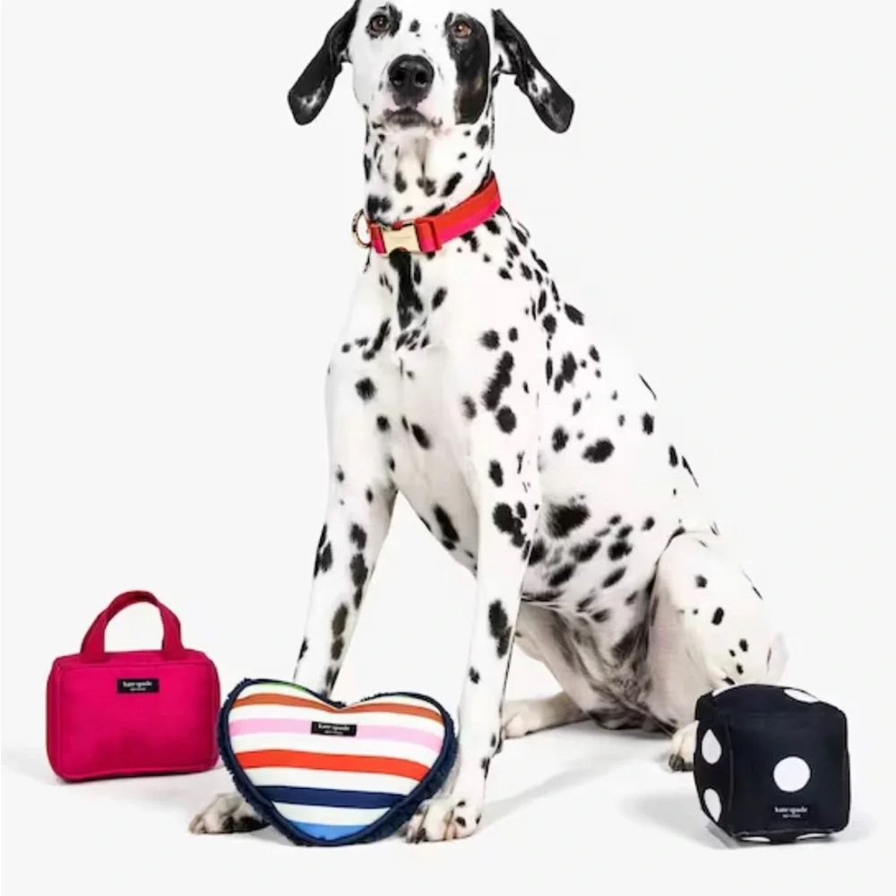 NIB Kate Spade Pink Purse Dog Toy